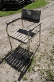 Teak and Stainless Outdoor Patio Chairs