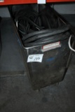 Stainless Steel Tub on Castors with Misc Wires