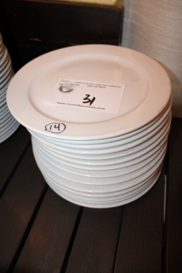ITI China 10" White Plate