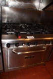 Asber 6 Burner Range with Oven