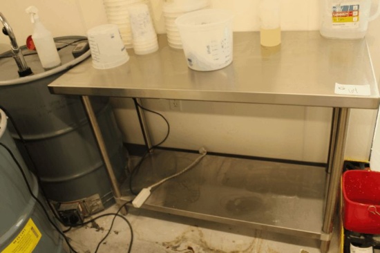 Stainless 24x48 Table