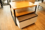 Nesting 56x40 Tables with 2 26x34 Tables on Castors