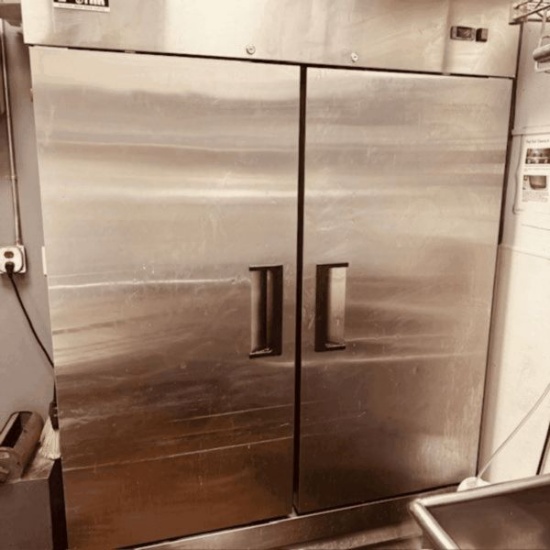 U Star 2 Door Stainless Freezer