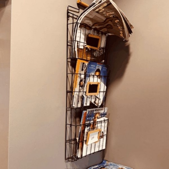 Magazine Wall Rack