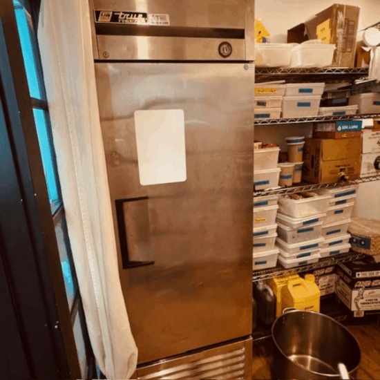 True T-23F Stainless 1 Door Freezer