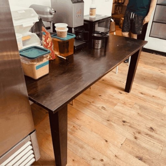 Black 30x60 Dining Room Table