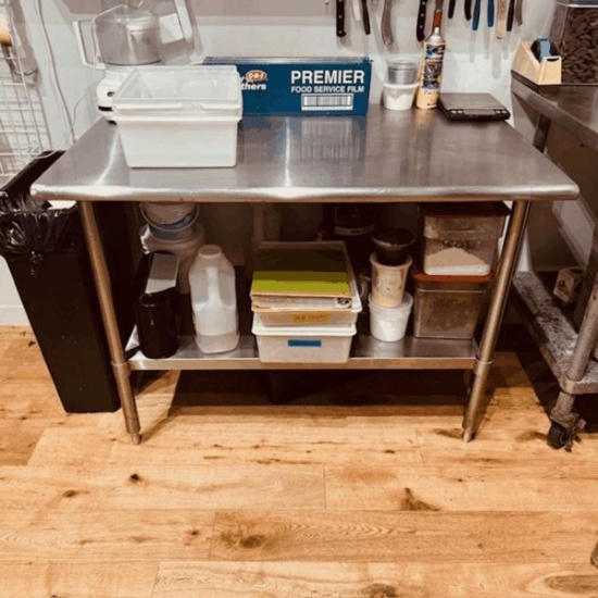 Stainless 24x60 Table