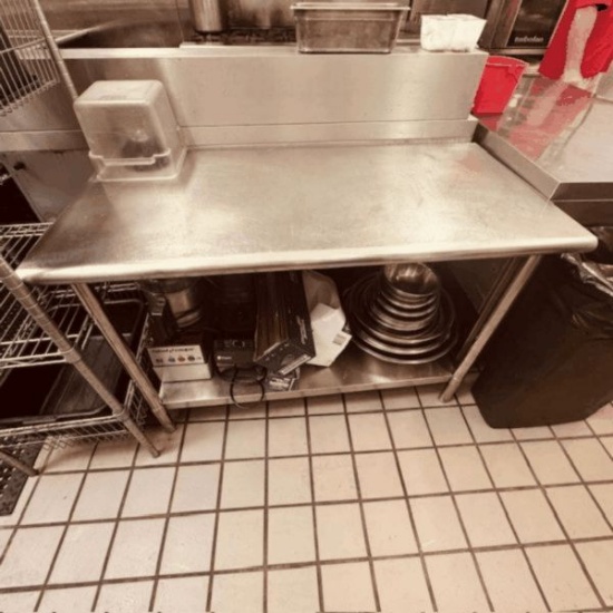 Stainless 24x48 Table