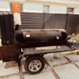Smoker on a trailer