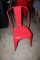 Red Metal Chairs