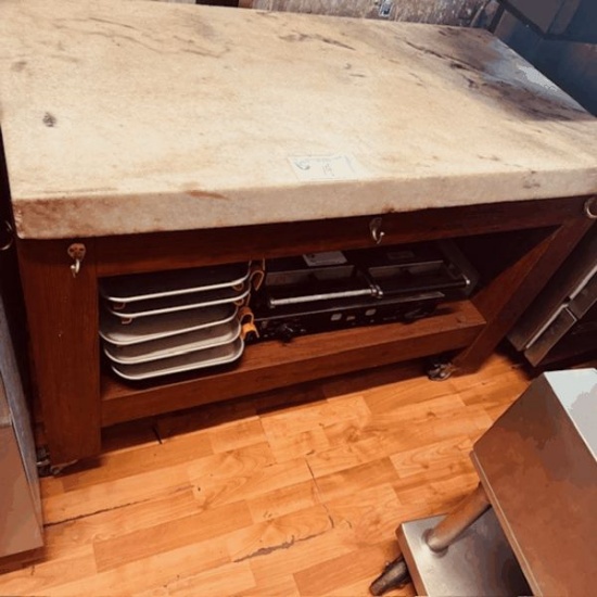 Marble 24"x48" Cart