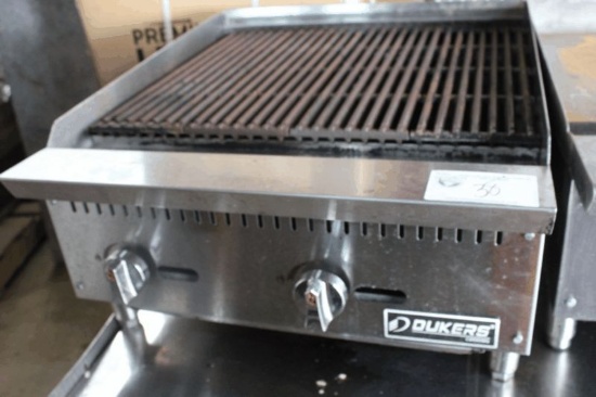Dukers 24" Radiant Char-Broiler