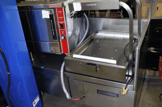 Stainless 51" Equipment Stand w/ Drawers