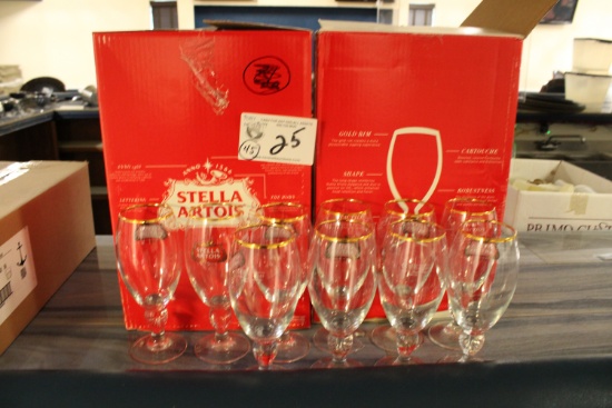 Stella Artois Beer Glasses