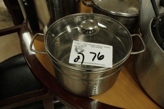 Stainless Strainers w/ Lids