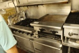 American Range 6 Burner w/ Rasied 24