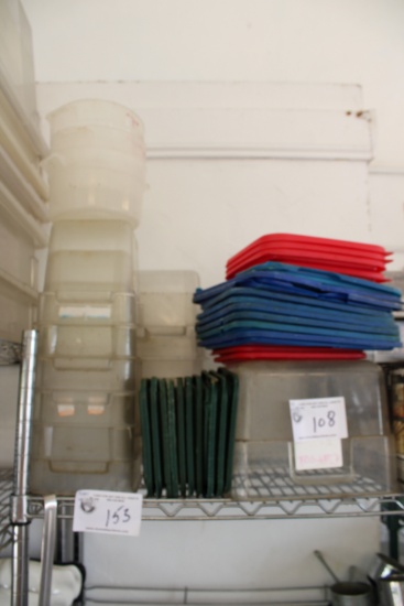 Assorted Square & Round Food Storage Containers