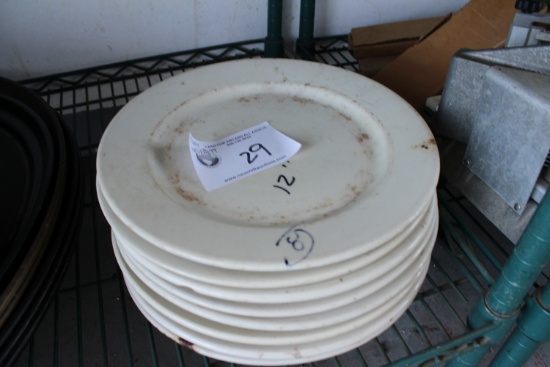 White 12" Plates