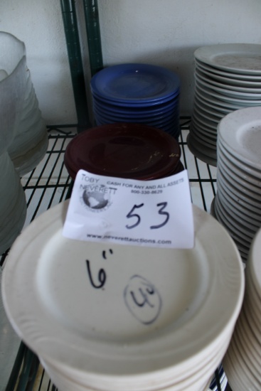 White 6" B&B Plates