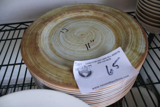 Decorated 11" Plates