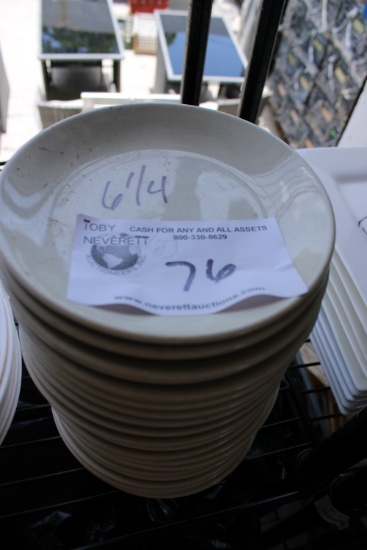 White 6 1/4" B&B Plates