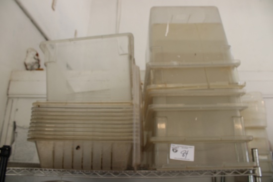 Large Poly Food Storage Containers with Lids