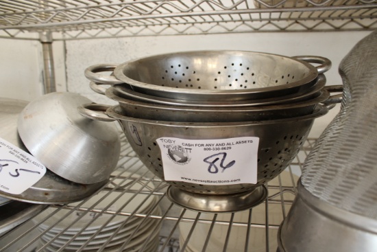 Stainless Footed Collanders