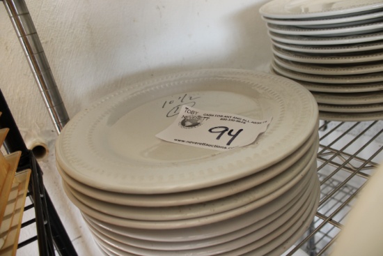 White 10.5" Plates