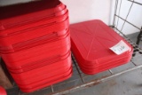 Plastic Red Food Trays