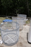 Large Galvinezed Baskets