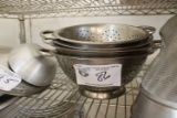 Stainless Footed Collanders