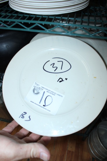 White 12" Plates