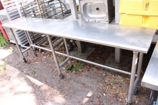 Stainless 18"x96" Table