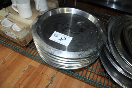 Stainless Round Serving Trays