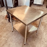 All Stainless 27x30 Table