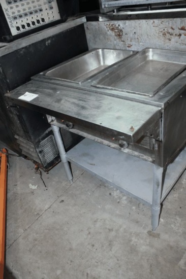 Electric 2 Hole Steam Table Dry Heat