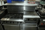 American Range 6 Burner with 24