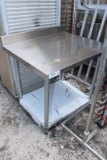 Stainless 30x36 Table with 4