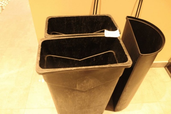 Assorted Garbage  Cans