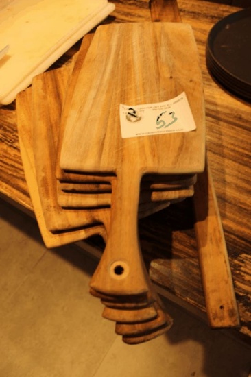 8 1/4" X 20.5" Wooden Sandwich Paddles