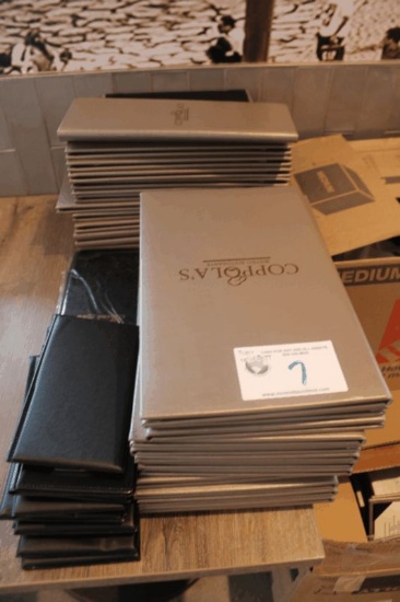Lot of Menu/Wine/Check Holders