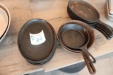 Assorted Cast Iron Fry Pans