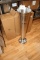NEW Stainless Hammered Champagne Stands with Buckets