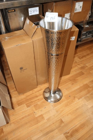 NEW Stainless Hammered Champagne Stands with Buckets