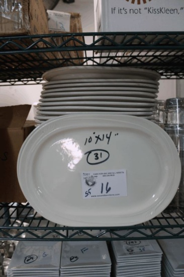 10"x14" Oval Plates