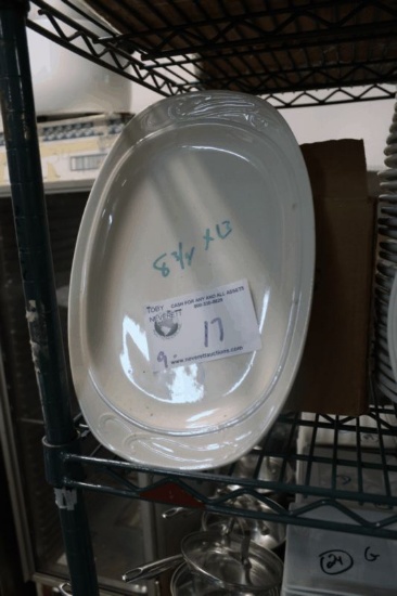 8 3/4"x13" Oval Plates