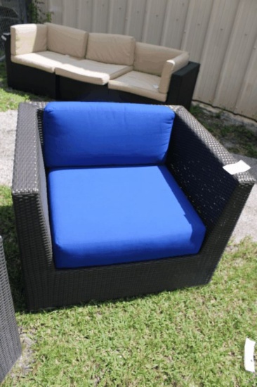 Aluminum Wicker Outdoor Side Chair