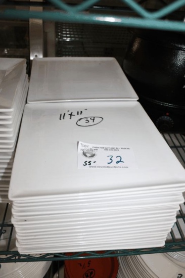 FOH 11"x11" Square Plates