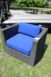 Alumnium Wicker Outdoor Side Chairs