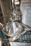Cuisine Art Induction Ready Stainless Sauce Pans w/ Glass Lids